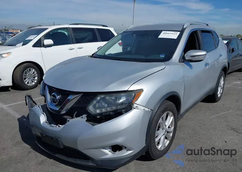 2016 Nissan Rogue Sv z USA, uszkodzony, nr VIN 5N1AT2MT0GC844717